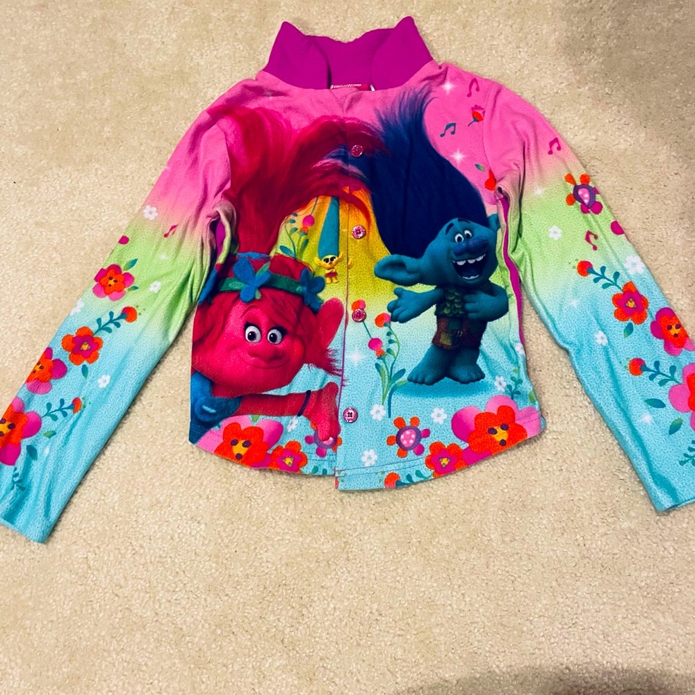 2 piece trolls pajama set
